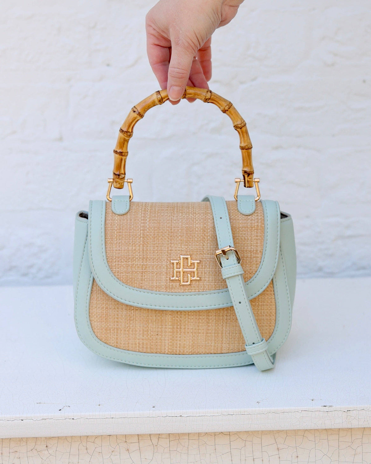 Jessica Handbag Natural Mint