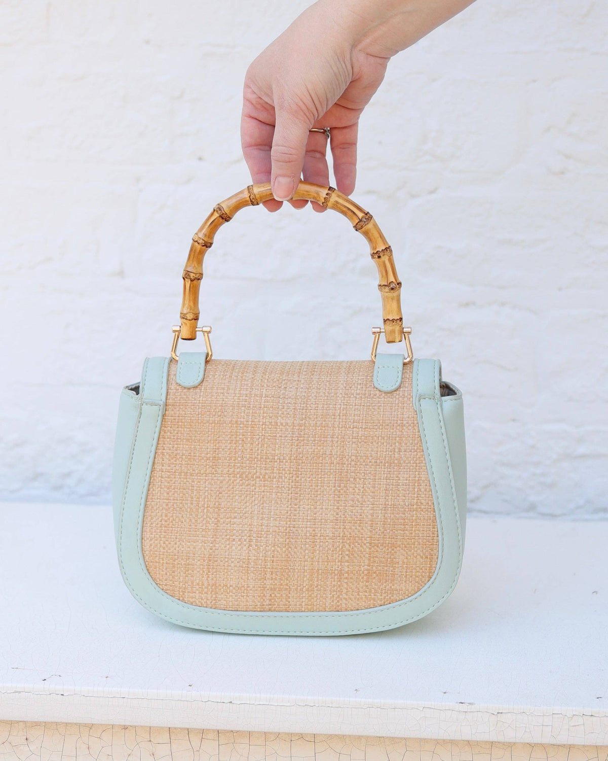 Jessica Handbag Natural Mint