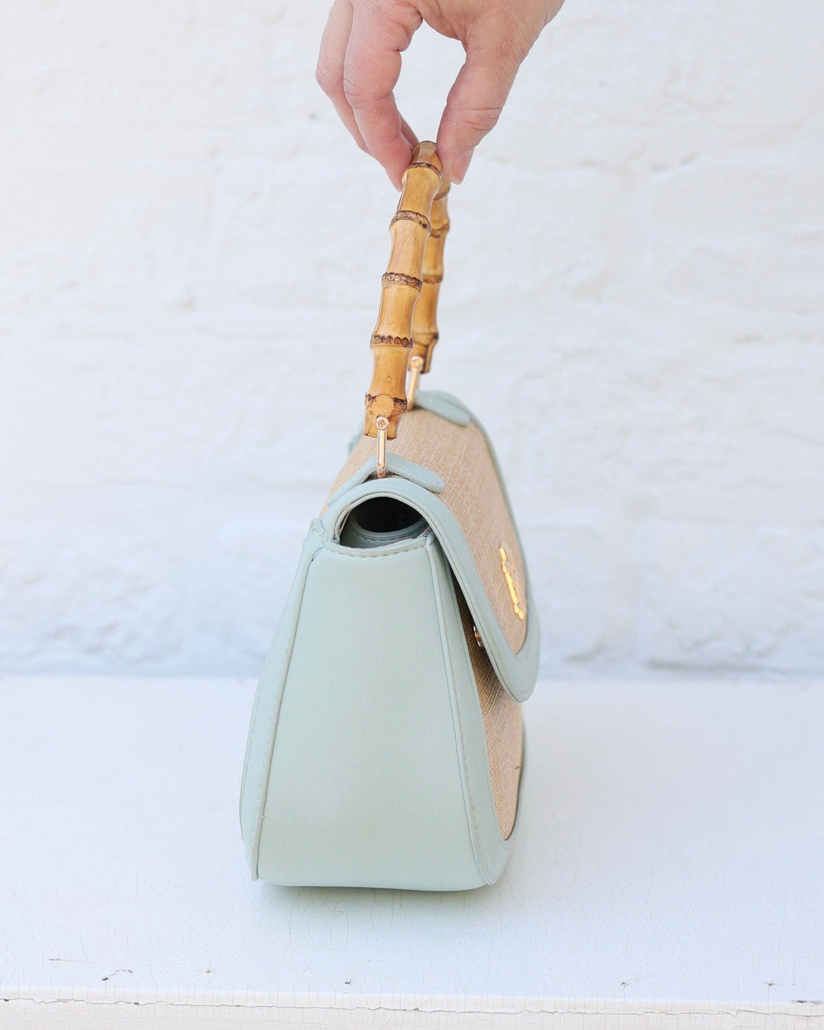 Jessica Handbag Natural Mint